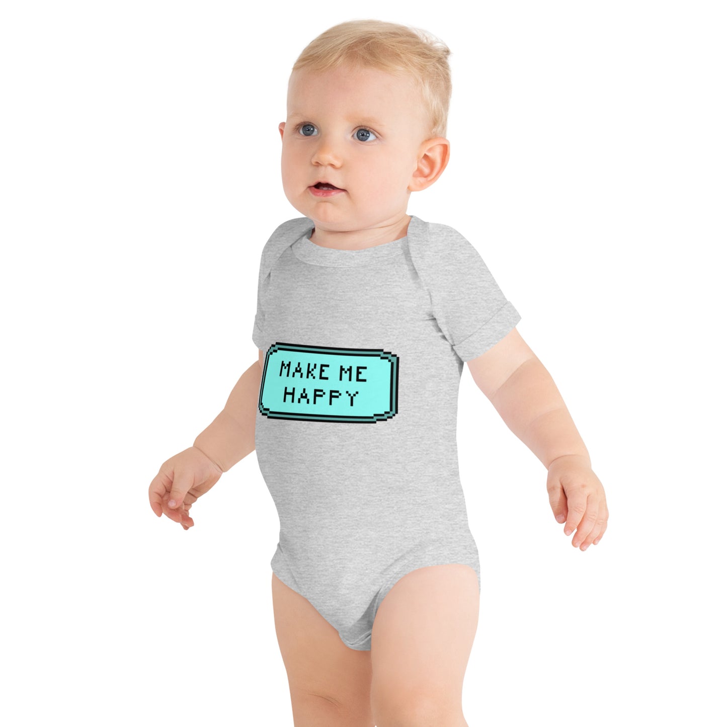 Make Me Happy Button Suit (Baby)