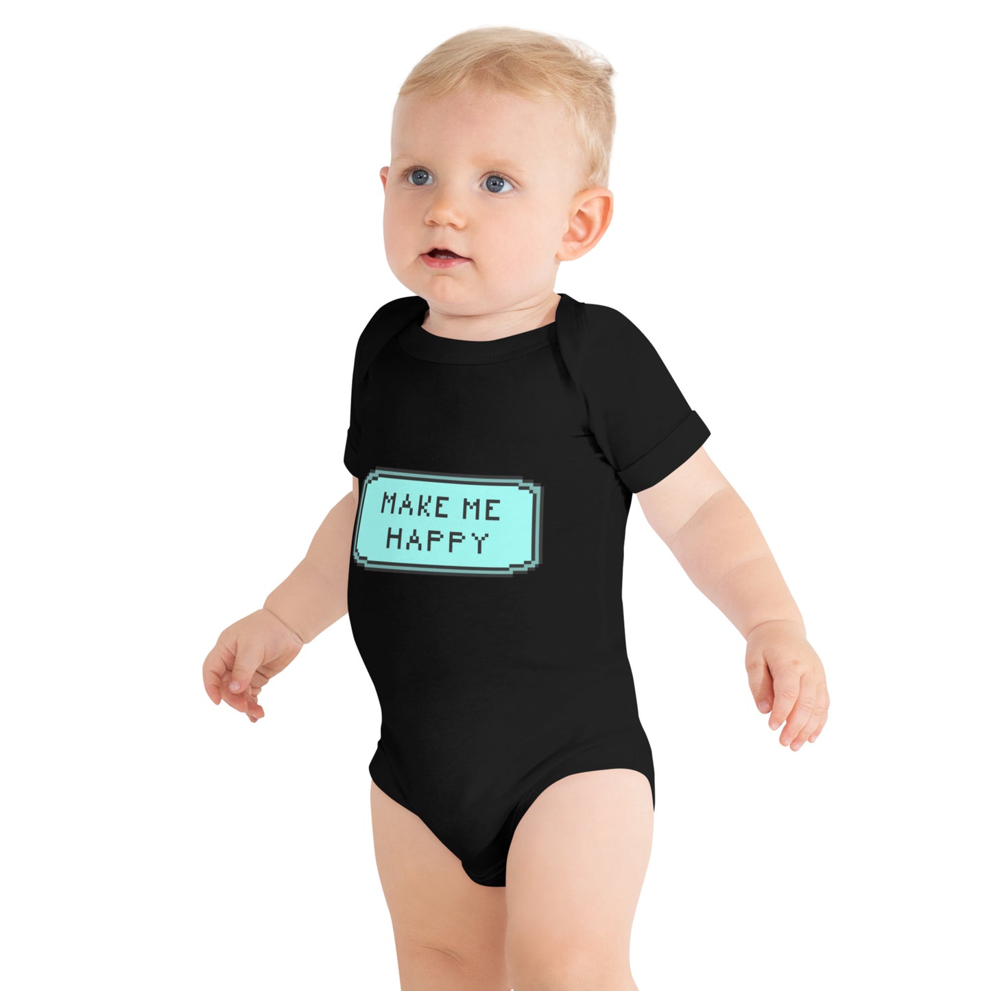 Make Me Happy Button Suit (Baby)