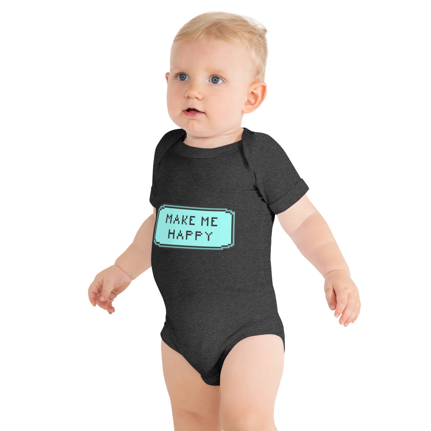 Make Me Happy Button Suit (Baby)