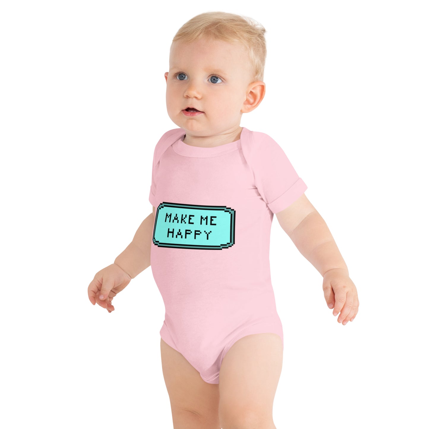 Make Me Happy Button Suit (Baby)