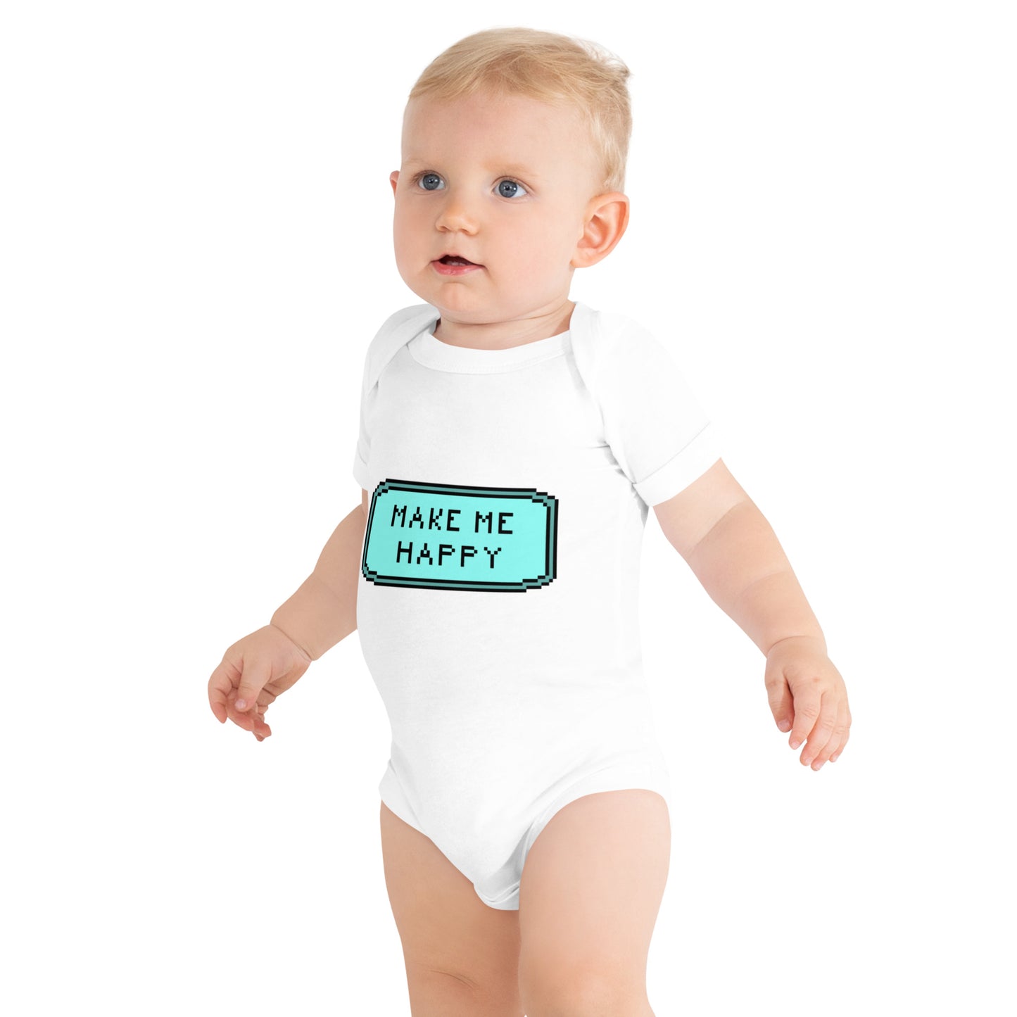 Make Me Happy Button Suit (Baby)