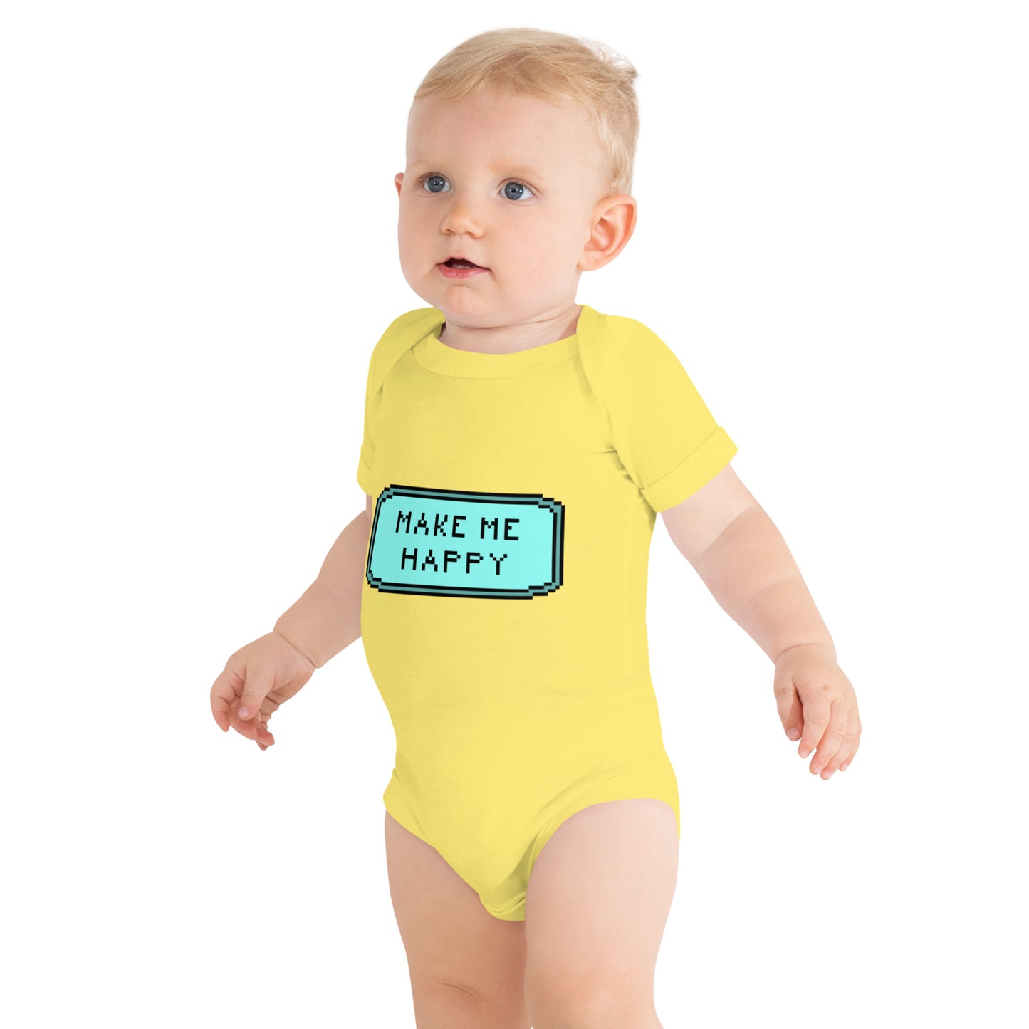 Make Me Happy Button Suit (Baby)