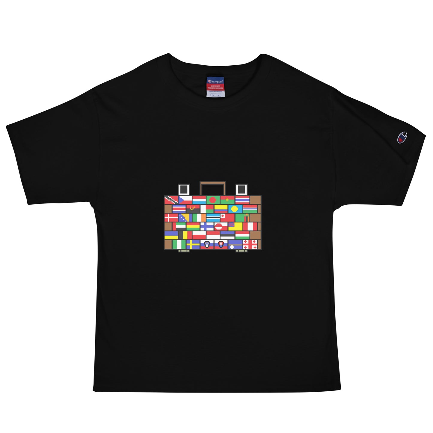 Flag Sticker Suitcase T-Shirt