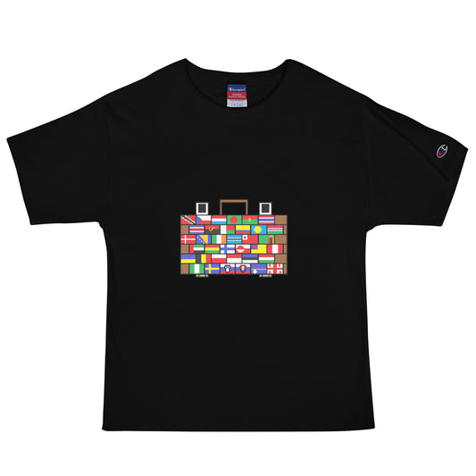 Flag Sticker Suitcase T-Shirt